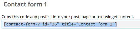 contact form 1