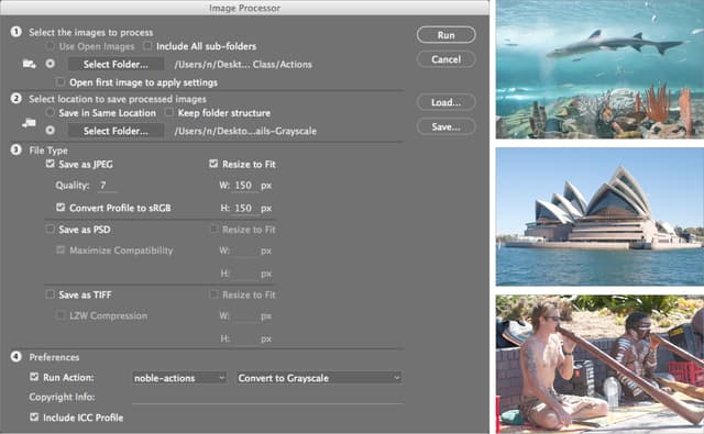 Batch Actions & the Image Processor: Photoshop Tutorial