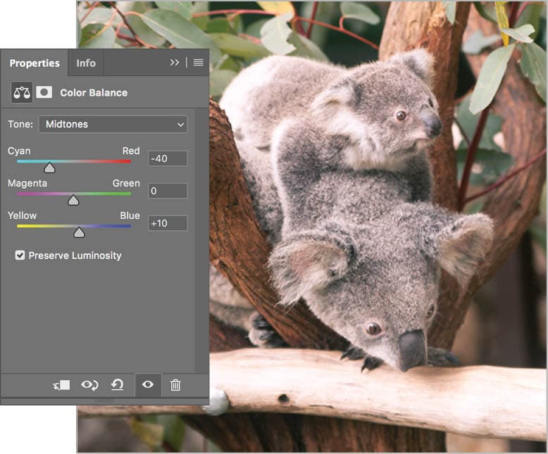 color balance exercise preview