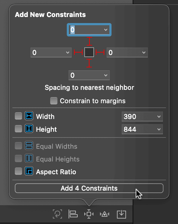 map add constraints