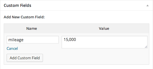 loops customFields