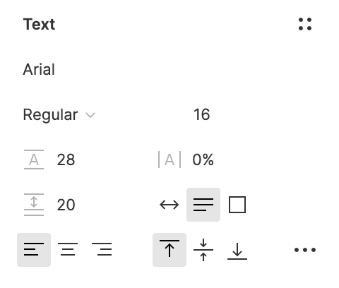 text settings nyc text