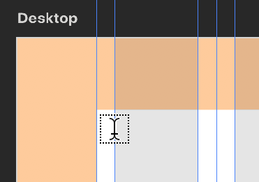 aim center of text cursor