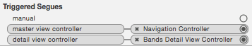 split view triggered segues