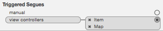 triggered segues tab bar controller
