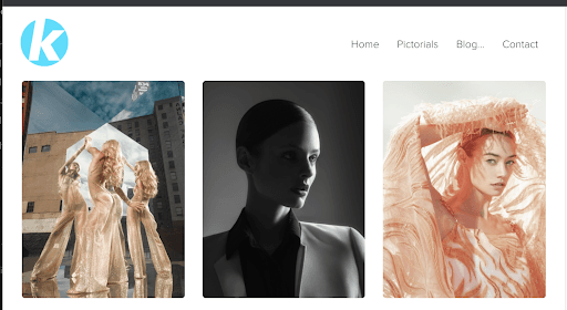 Behance portfolio hosting platform homepage showing designer portfolio examples