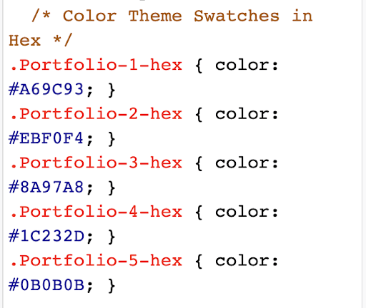 WordPress Appearance panel Custom CSS tab for adding custom colors and fonts
