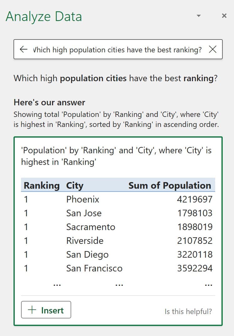 Excel Correctly Interprets Most Questions
