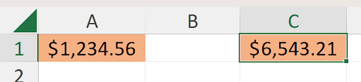C12 in Formatting Cells In Excel