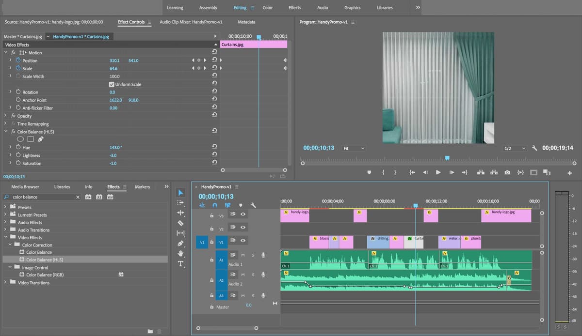 ex prev handy color correct