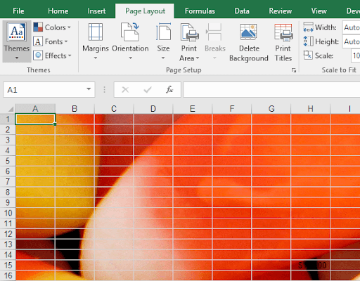 How to Set a Picture as a Background in Excel: Using the...