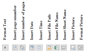 Header/Footer formatting icons in the Custom Header dialog