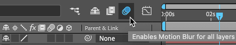 enable motion blur all layers