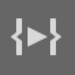 play button in to out