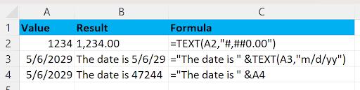 Excel number formatting demonstration - step 12