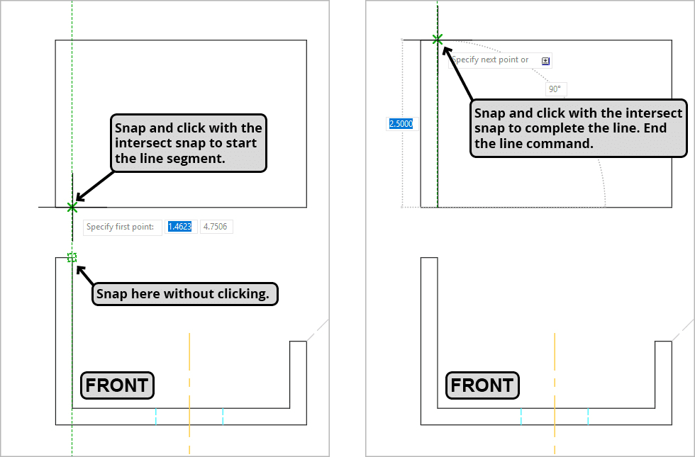 object snap tracking 10 and 9