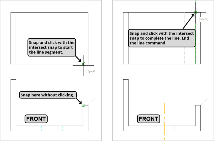 Object Snap Tracking: AutoCAD Tutorial