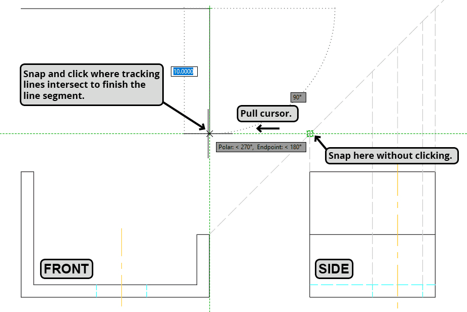 object snap tracking 4