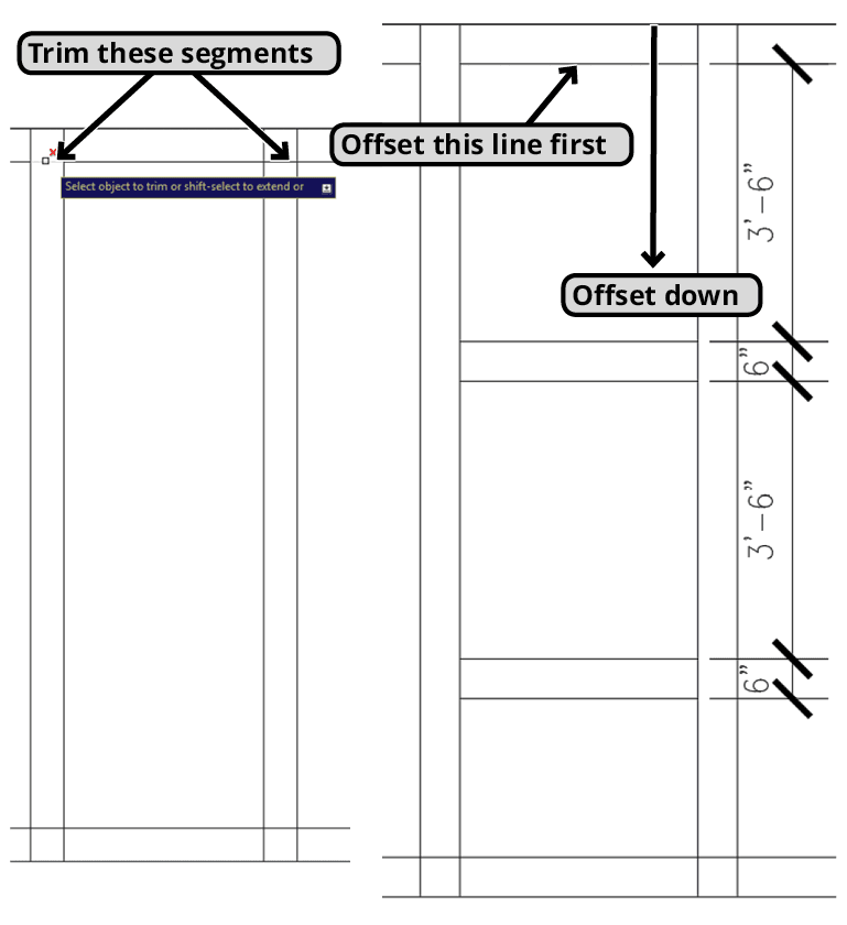 offset room lines 3