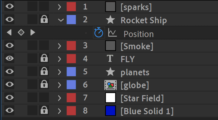 After Effects particle emitter settings - step 12