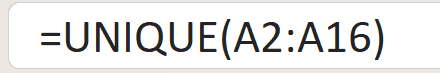 Excel data rearrangement with new functions - step 12