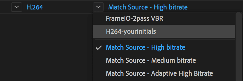 ame use new preset
