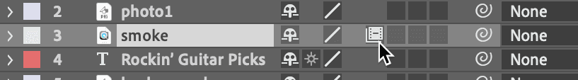 frame blending location