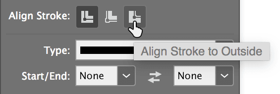 stroke align outside