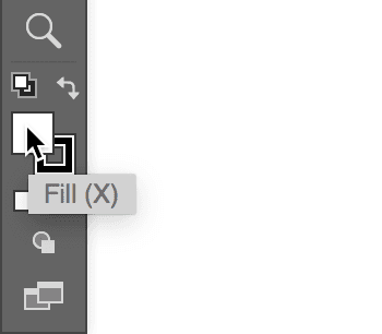 fill placement in tools panel