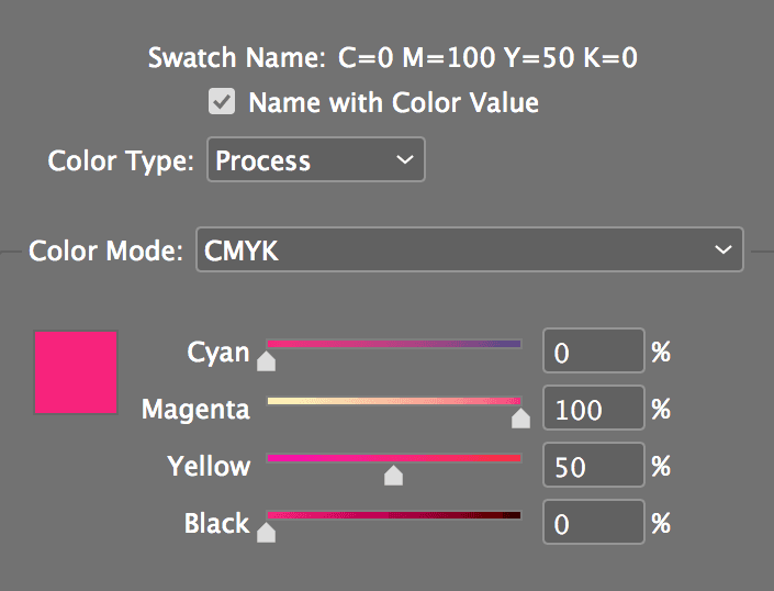 define color 100m 50y
