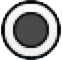 black dot circle