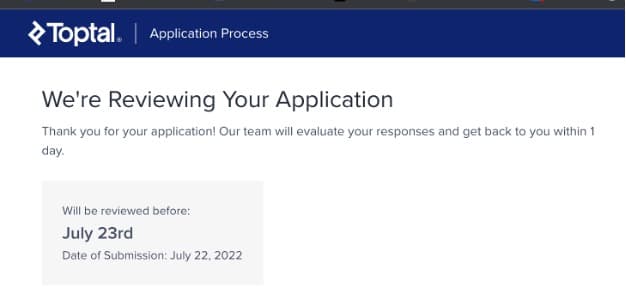 Toptal application and screening process for freelance graphic designers