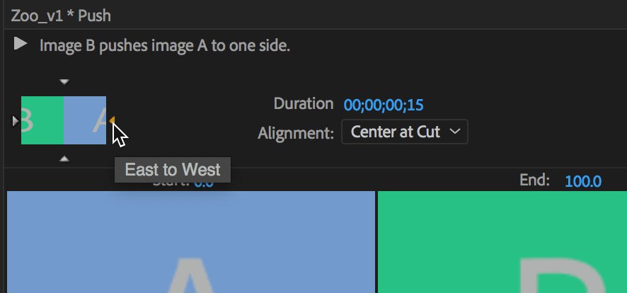 push east to west
