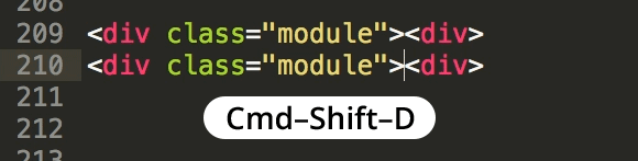 Ct duplicate line