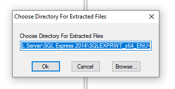 Sql server express install 7