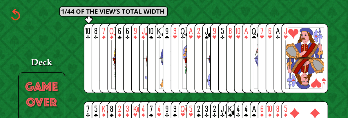 cardLayoutDistance example