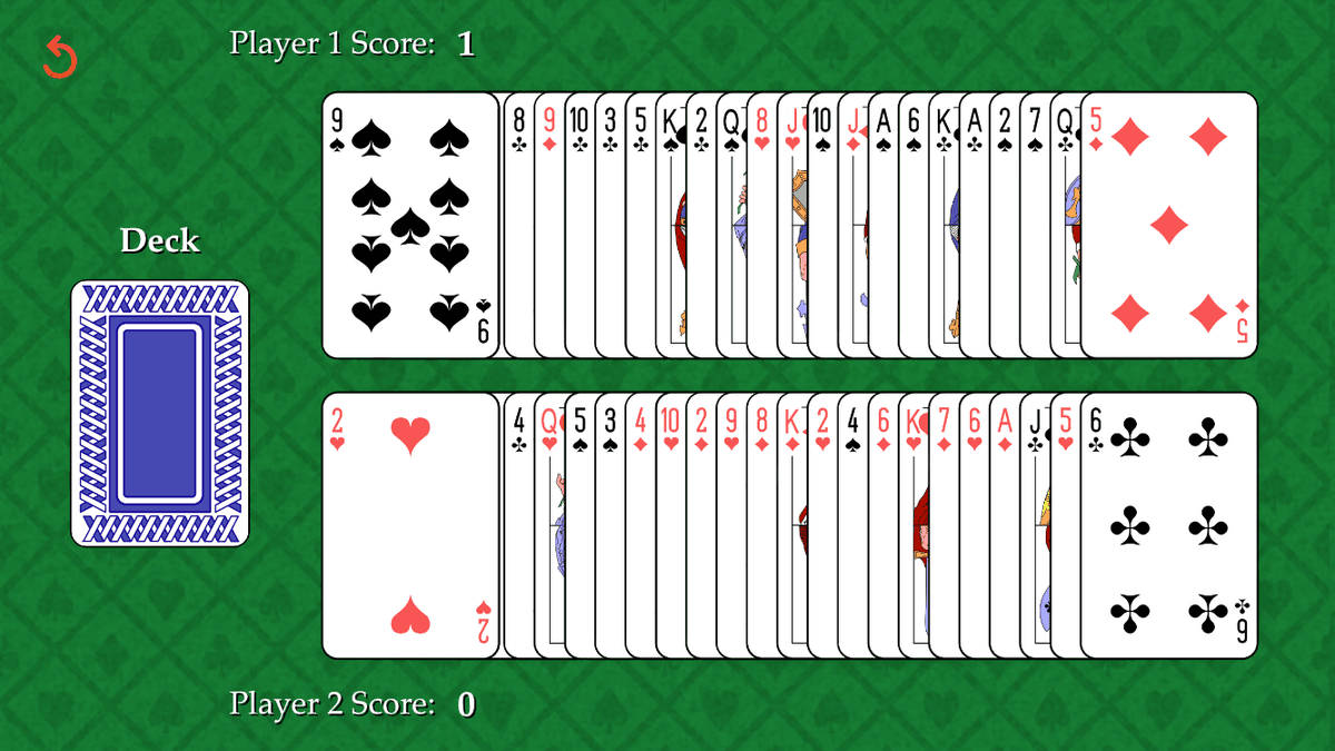 card war no trash cleanup