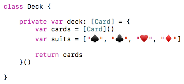 suit characters code