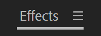 Premiere Pro Effects panel showing search results for the Circle effect