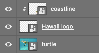 coastline clipped onto logo