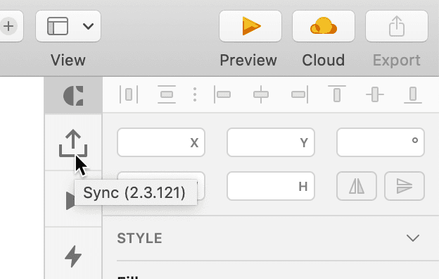 invision open sync panel