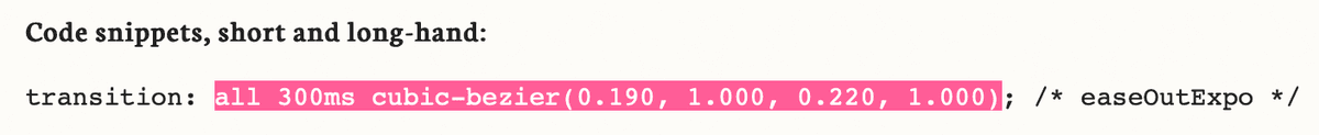 copy easing value