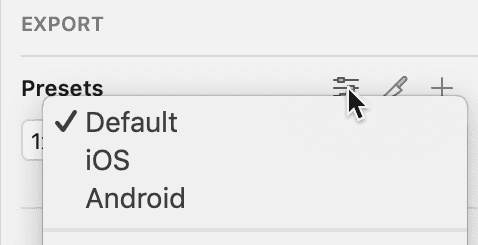 slice preset button location
