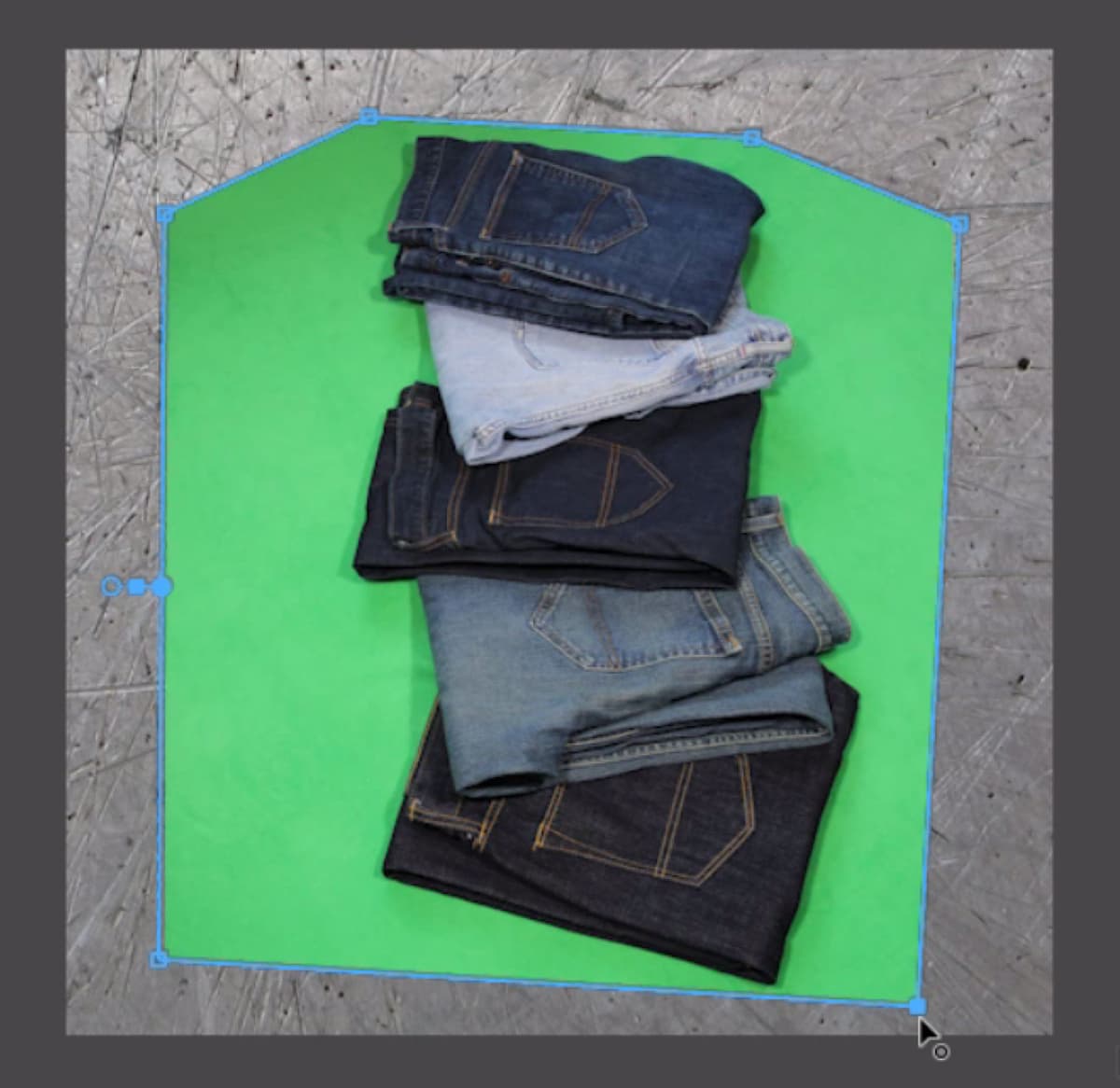 jeans finished mask