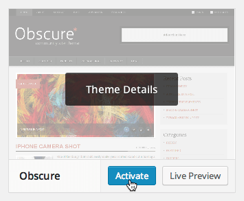 obscure activate