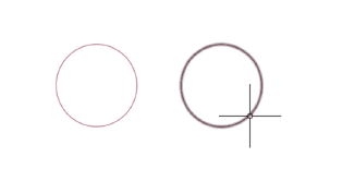model paper circle radius