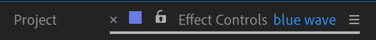 After Effects top menu bar with Effect menu highlighted