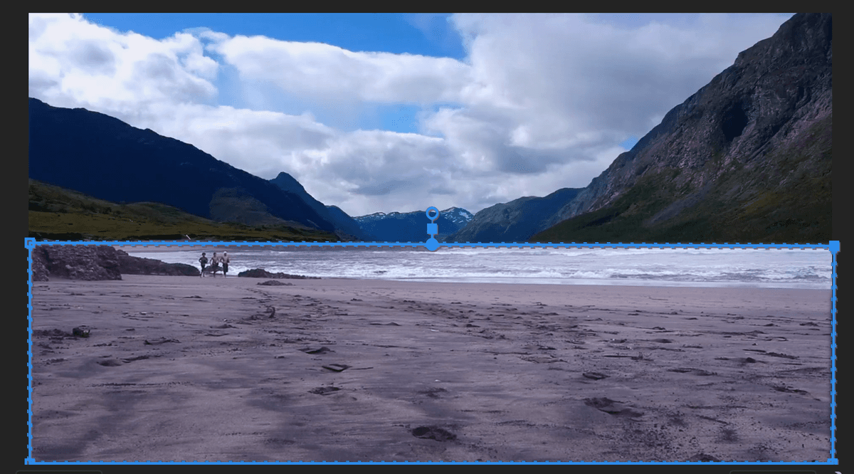 After Effects layers panel showing masking effect layer arrangement