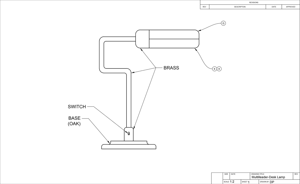 ex preview multilleader desk lamp