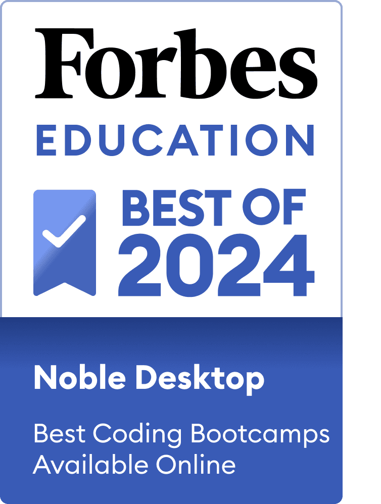 Noble Desktop featured in Forbes list of best coding bootcamps for 2024
